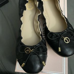 Euc Juicy couture black ballet flats